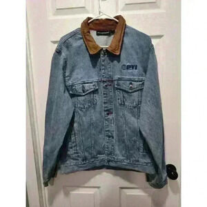 Men's Vintage Dunbrooke Upstream Denim Jean‎ Jacket Medium EUC